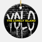 Brick Drip Keramisch Ornament (Achterkant)