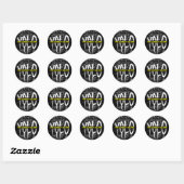Brick Drip Ronde Sticker (Vel)