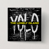 Brick Drip Vierkante Button 5,1 Cm (Voorkant)