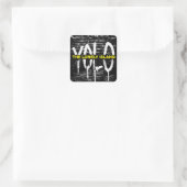 Brick Drip Vierkante Sticker (Tas)