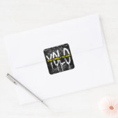 Brick Drip Vierkante Sticker (Envelop)