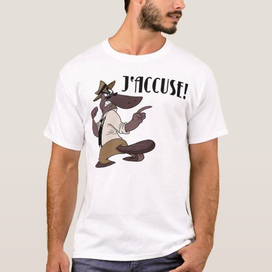 Brick Duckbill: J'Accuse! T-shirt (Voorkant)