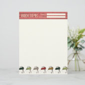 Brick electric mixer koekjesrecept letterhead (Staand voorkant)