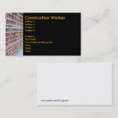 Brick en Mortar Visitekaartje (Voorkant / Achterkant)