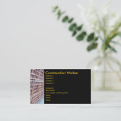 Brick en Mortar Visitekaartje (Staand voorkant)