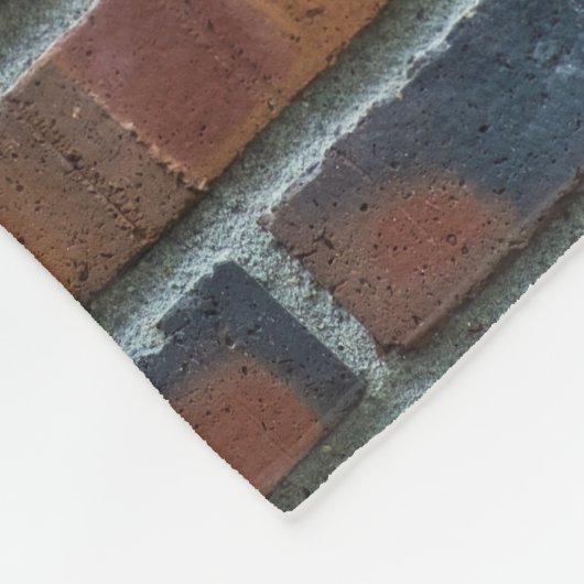 Brick Graffiti Muur Aangepaste namen Fleece Deken (Hoek)