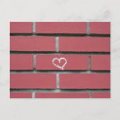 Brick Heart Briefkaart (Voorkant)