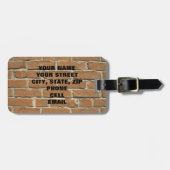 Brick House Bagagelabel (Voorkant horizontaal)