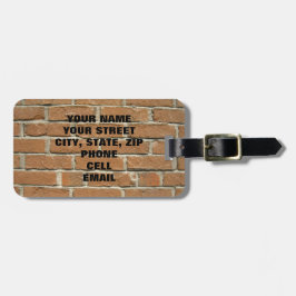 Brick House Bagagelabel