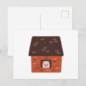 Brick House Pig Briefkaart (Voorkant / Achterkant)