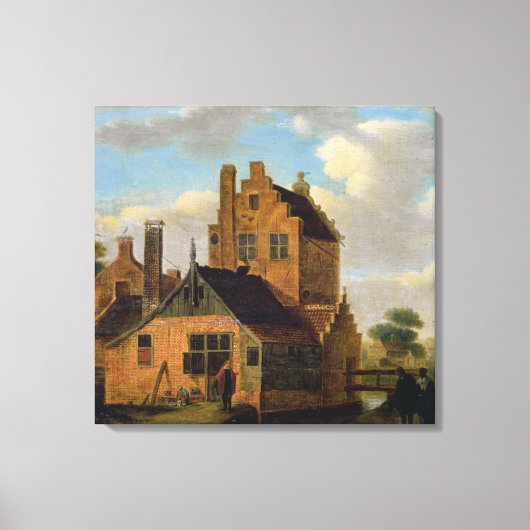 Brick Houses Canvas Afdruk (Voorkant)
