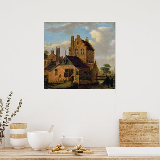 Brick Houses Poster (Keuken)