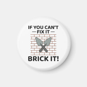 Brick It Up: Hilarische metselaar voor doe-het-zel Magneet