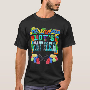 Brick-klokken prikken Vader van geboorte-jongen B- T-shirt