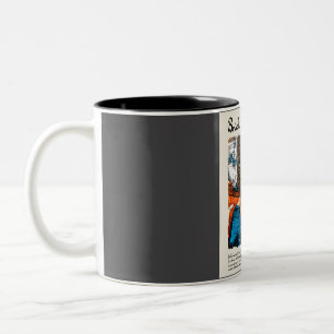 Brick Lane Aquarel Reizen Tweekleurige Koffiemok