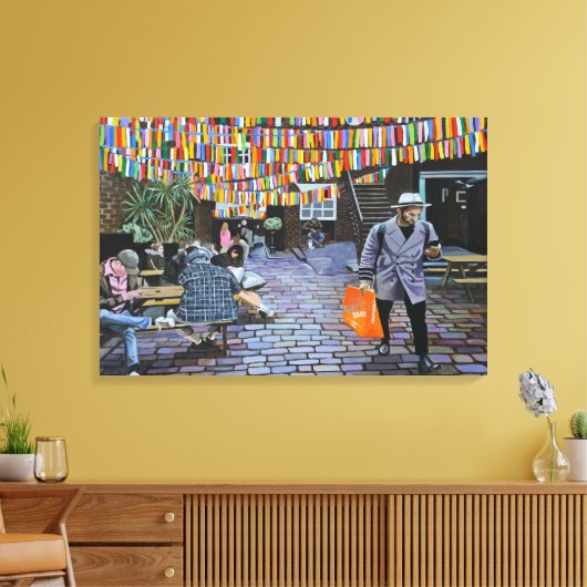 Brick Lane Canvas Afdruk (Insitu (Woonkamer))