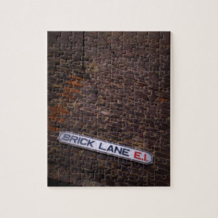 Brick Lane - Londen - Street Sign - 8x10 - pc 110 Legpuzzel