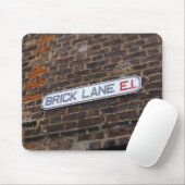 Brick Lane - Londen - Street Sign - Muismat (Met muis)