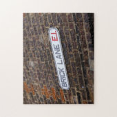 Brick Lane - London - Street Sign - Puzzle Legpuzzel (Verticaal)