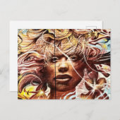 Brick Lane Street Art 1109 Briefkaart (Voorkant / Achterkant)