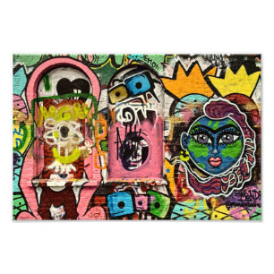 Brick Lane Street Art Londen (1120) Foto Afdruk
