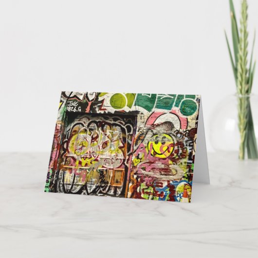Brick Lane Street Art London (1119) Kaart (Voorkant)