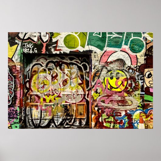 Brick Lane Street Art London (1119) Poster (Voorkant)