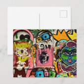 Brick Lane Street Art London (1120) Briefkaart (Voorkant / Achterkant)