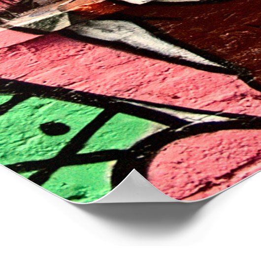 Brick Lane Street Art London (1120) Poster (Hoek)