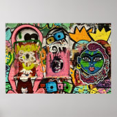 Brick Lane Street Art London (1120) Poster (Voorkant)