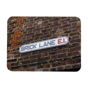 Brick Lane - Street Sign - Londen - Magnet Magneet