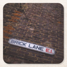 Brick Lane - Street Sign - Onderzetter