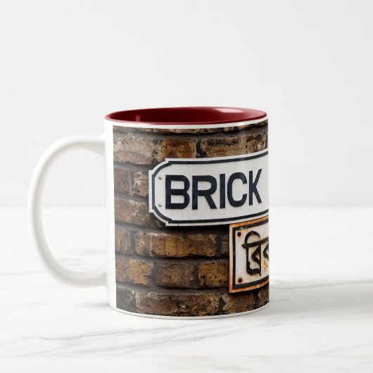 Brick Lane Two Tone Mug Tweekleurige Koffiemok (Links)