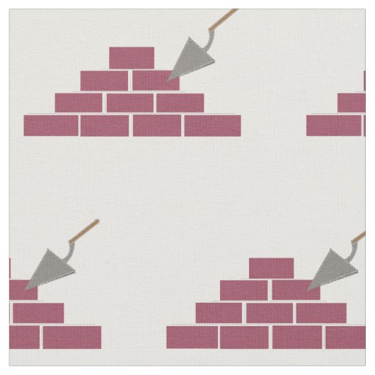 Brick Layer Fabric Stof (Close Up)