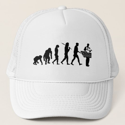 Brick layer Mason Brickies giften Trucker Pet (Voorkant)
