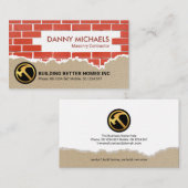 Brick Laying Cement Plaster Renovation Works Visitekaartje (Voorkant / Achterkant)