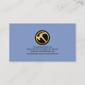 Brick Laying Masonry Plastering Works Construction Visitekaartje (Achterkant)