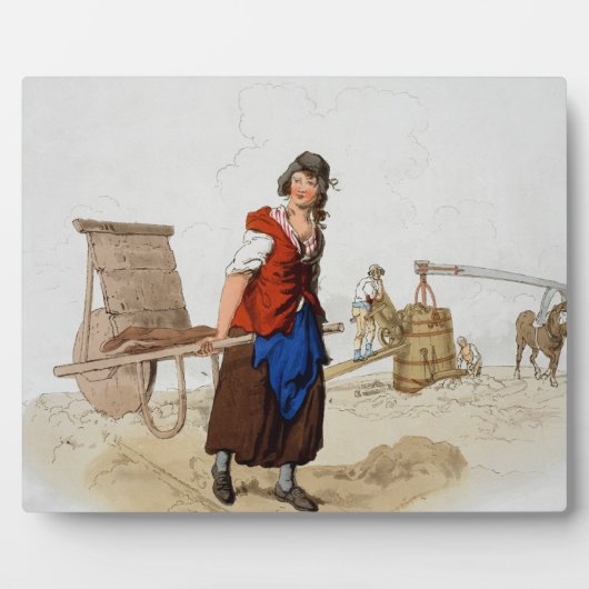 Brick Maker, uit 'Costume of Great Britain', publ Fotoplaat (Voorkant)