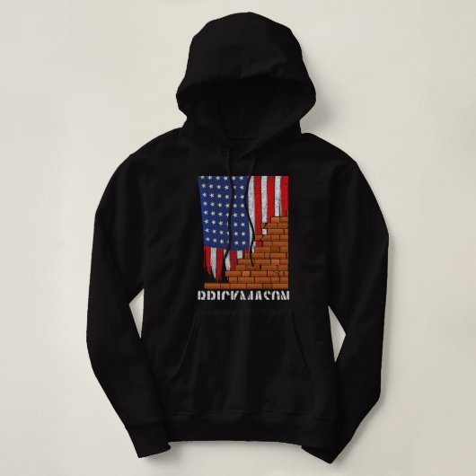 Brick Mason Bricklayer metselwerk Union Bouw Hoodie (Design voorkant)