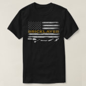 Brick Mason Funny Quote Bricklayer Masonry Constru T-shirt (Design voorkant)