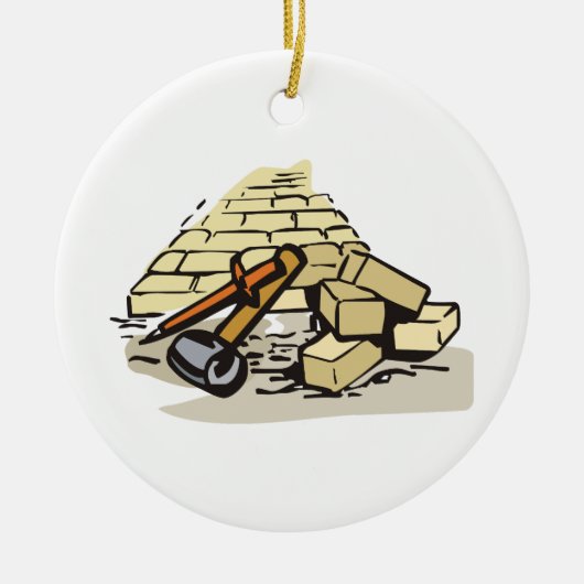 BRICK MASONRY KERAMISCH ORNAMENT (Voorkant)