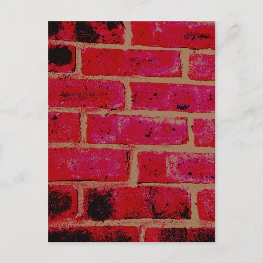Brick-muur Briefkaart (Voorkant)