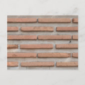 Brick-muur Briefkaart (Voorkant)