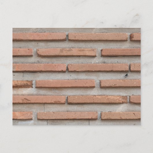Brick-muur Briefkaart (Voorkant)