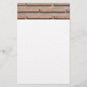 Brick-muur Briefpapier