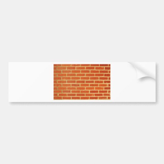Brick-muur Bumpersticker (Voorkant)