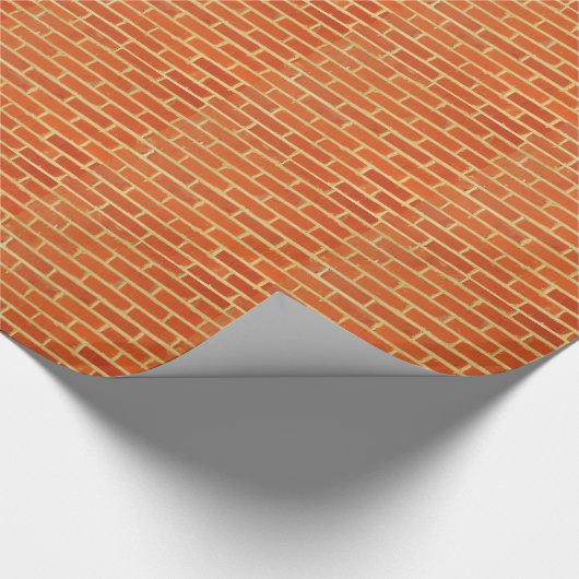 Brick-muur Cadeaupapier (Hoek)