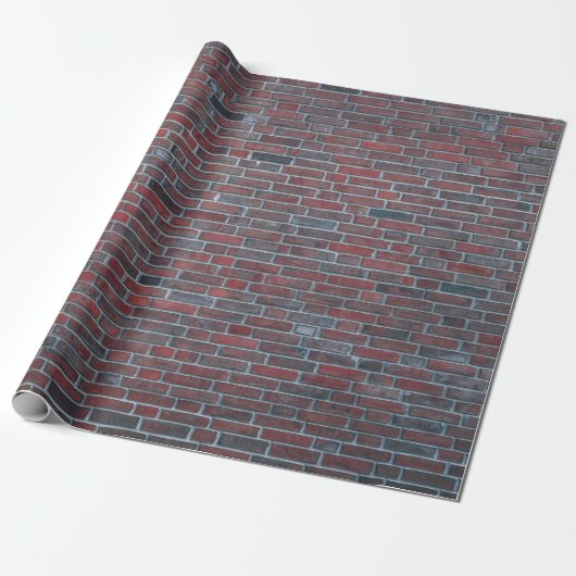 Brick-muur Cadeaupapier (Uitgerold)