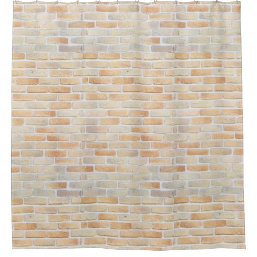 Brick-muur Douchegordijn (Voorkant)