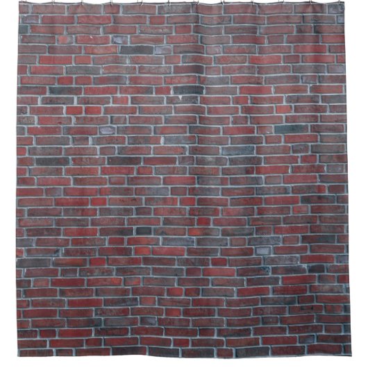 Brick-muur Douchegordijn (Voorkant)